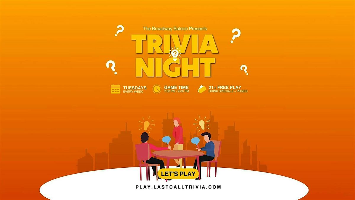 Trivia & Taco Tuesday at Broadway Saloon | Event in Beaverton | AllEvents