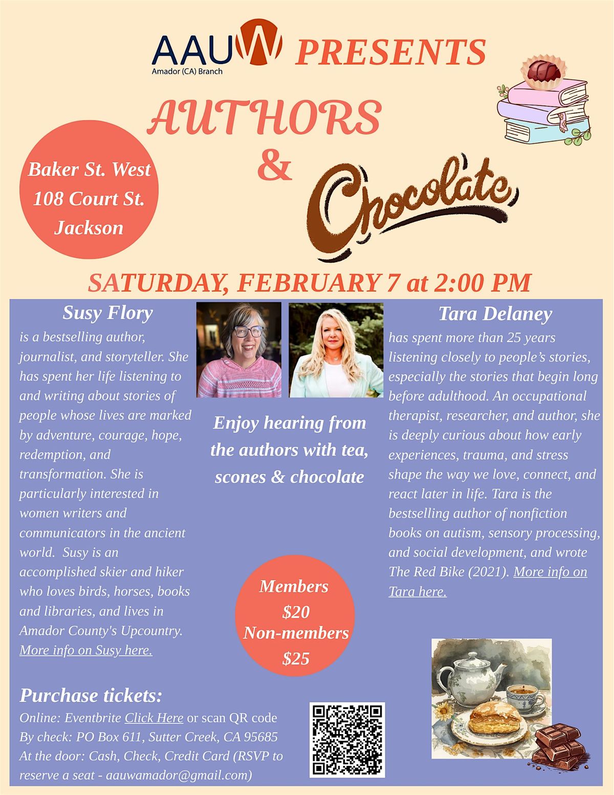 AUTHORS AND CHOCOLATE, 7 February | Event in Jackson | AllEvents