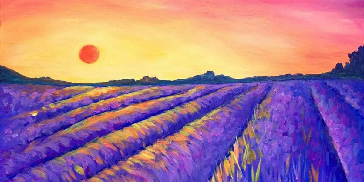 Lavender Glow - Paint and Sip by Classpop!™, 2 June | Event in Tyler | AllEvents