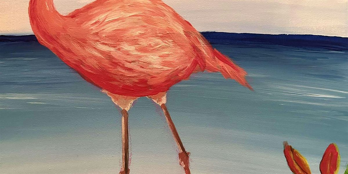 Tropical Flamingo  - Paint and Sip by Classpop!™, 24 July | Event in Rancho Santa Margarita | AllEvents