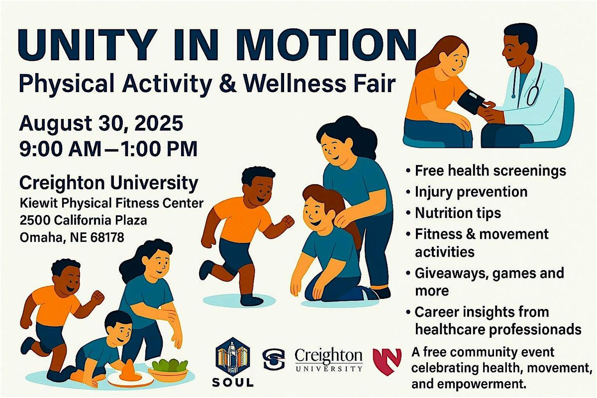 Unity in Motion: Physical Activity and Wellness Fair, 30 August | Event in Omaha | AllEvents