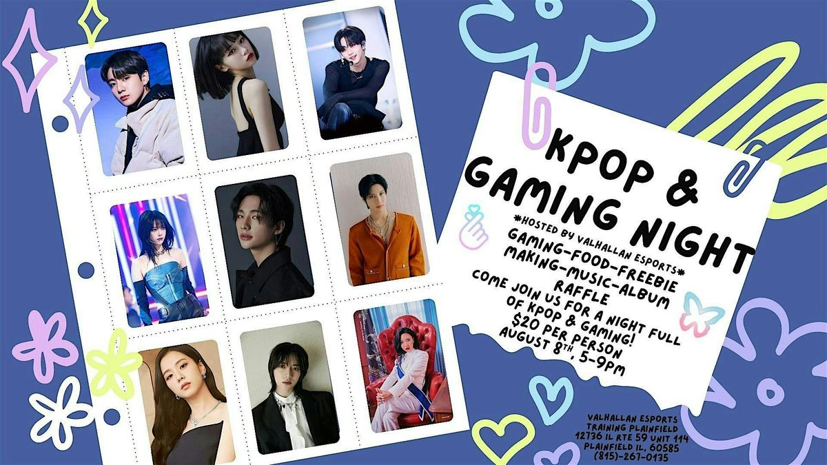 Kpop & Gaming Night Hosted By Valhallan Esports, 8 August | Event in Plainfield | AllEvents