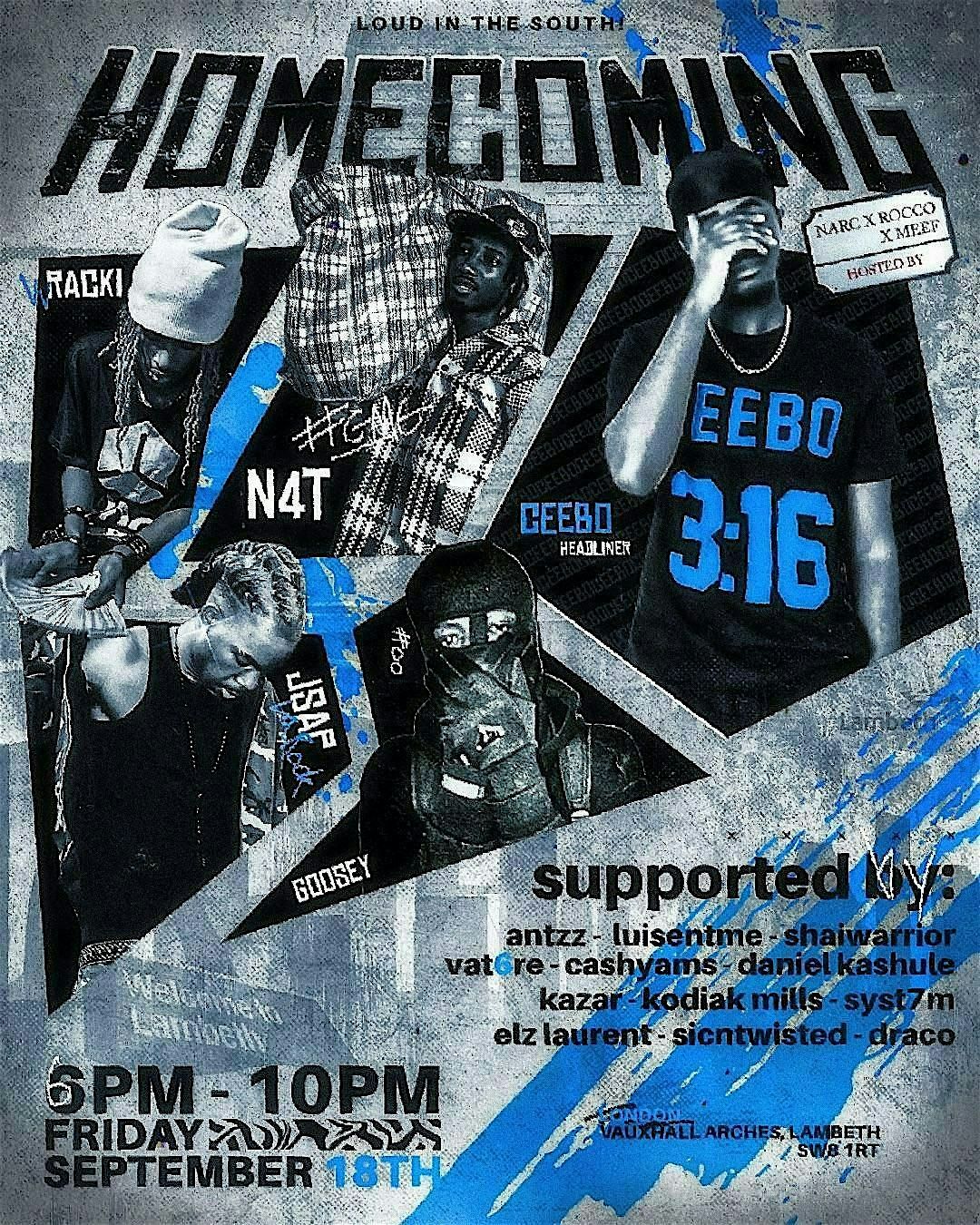 LOUD IN THE SOUTH!: HOMECOMING, 18 September | Event in London | AllEvents
