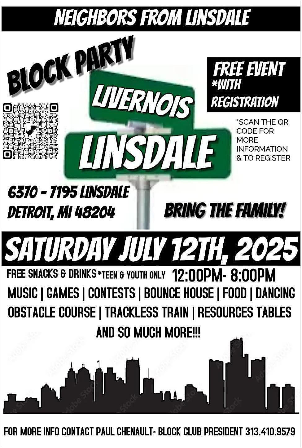 Neighbors From Linsdale Block Club Celebration!!!, 12 July | Event in Detroit | AllEvents