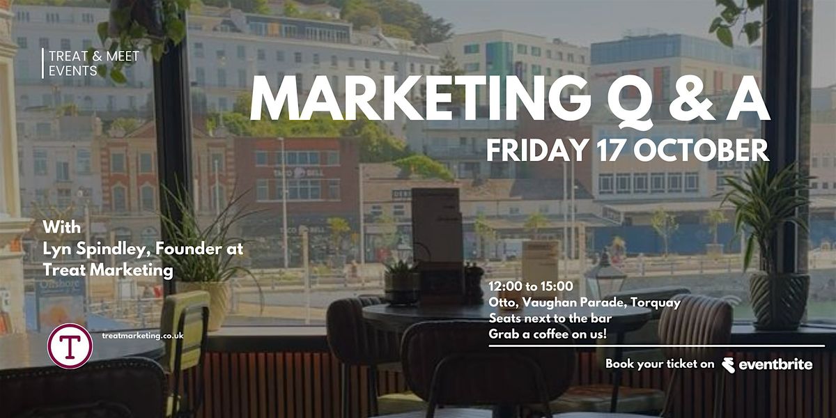 Your marketing questions, answered., 17 October | Event in Torquay | AllEvents