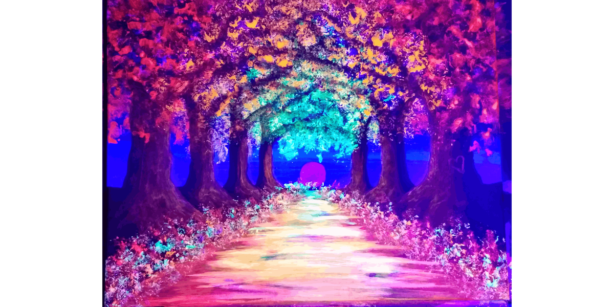 Autumn is Aglow Blacklight - Paint and Sip in Tyler | Classpop!™, 15 August | Event in Tyler | AllEvents