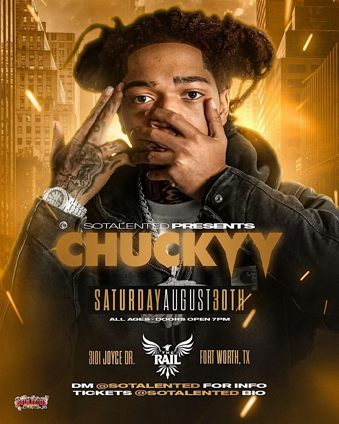 Chuckyy & Splurge NEW DATE TO BE ANNOUNCED, 22 November | Event in Fort Worth | AllEvents