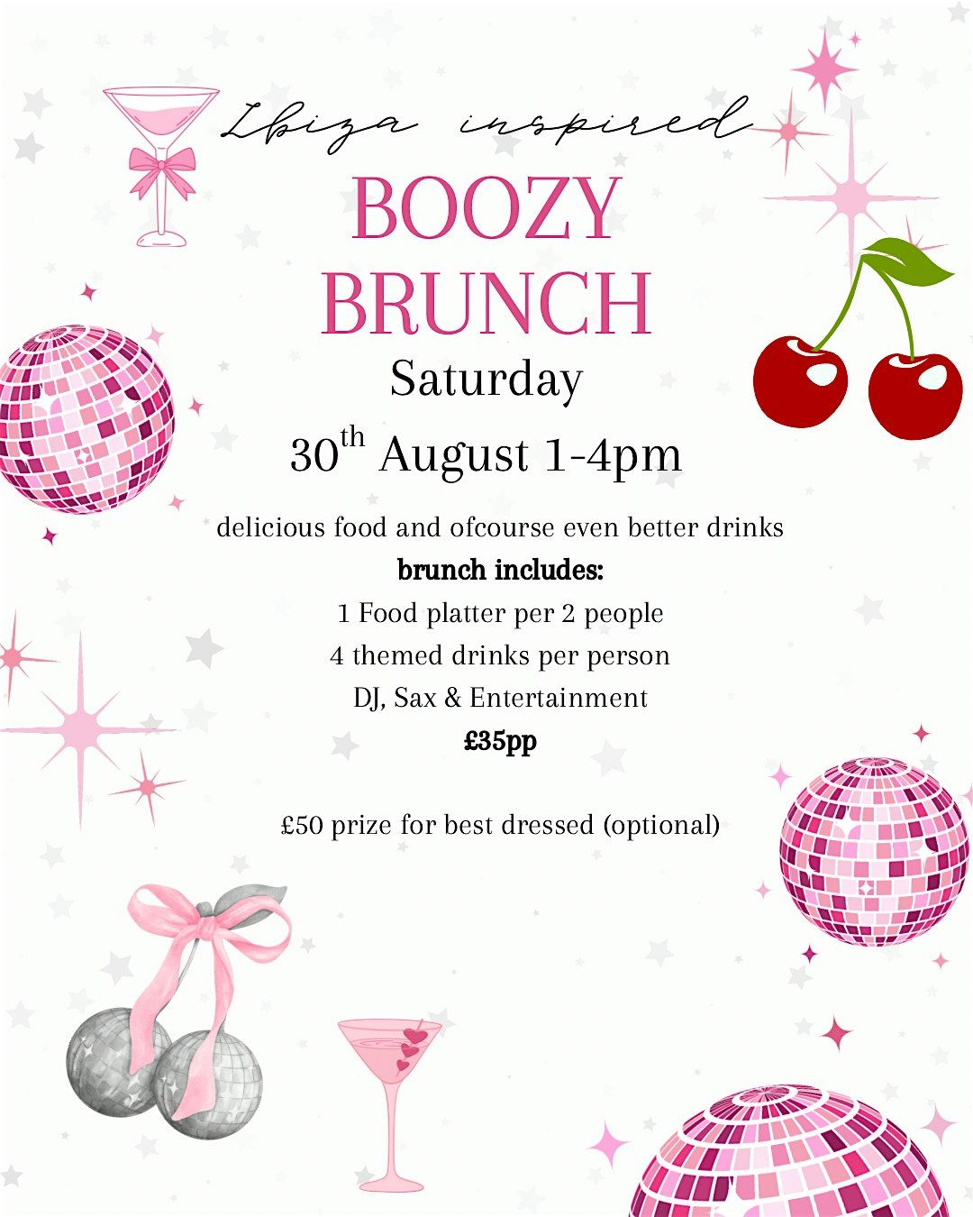 Ibiza boozy brunch, 30 August | Event in Glenboig | AllEvents