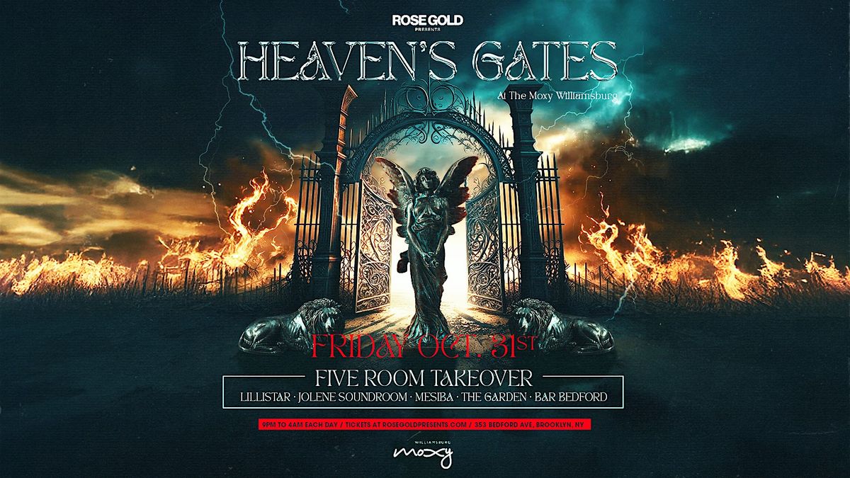 HEAVEN'S GATE at the Moxy Williamsburg - 10/31, 31 October | Event in Brooklyn | AllEvents