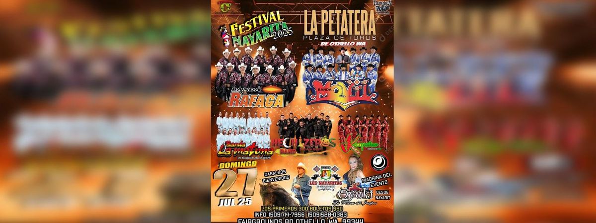 BANDA RAFAGA, BANDA MOVIL & MAS in Othello, 27 July | Event in Othello | AllEvents