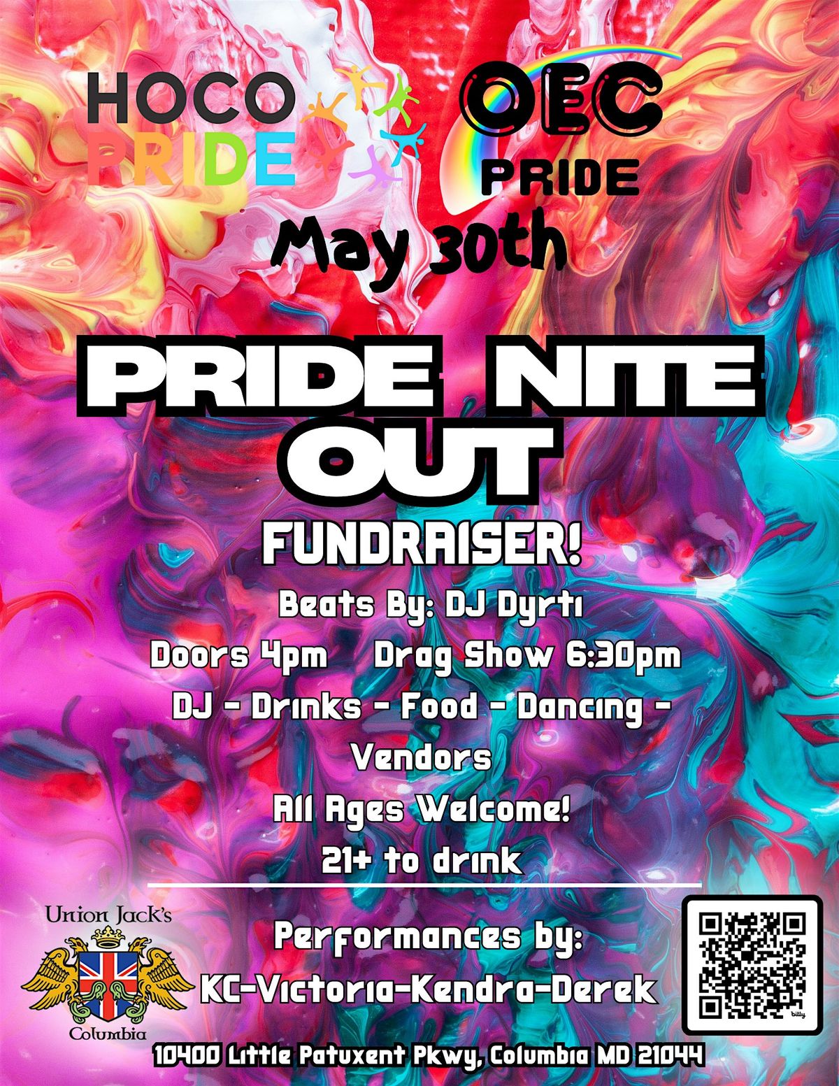 Pride Nite Out, 30 May | Event in Columbia | AllEvents