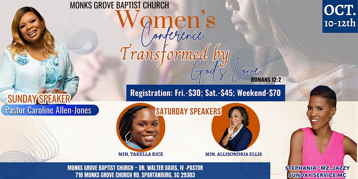 Women's Conference, 10 October | Event in Spartanburg | AllEvents