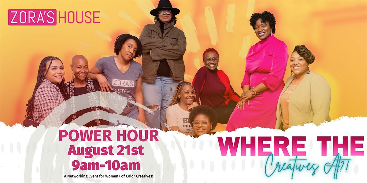 Power Hour: Where The Creatives At?, 21 August | Event in Columbus | AllEvents