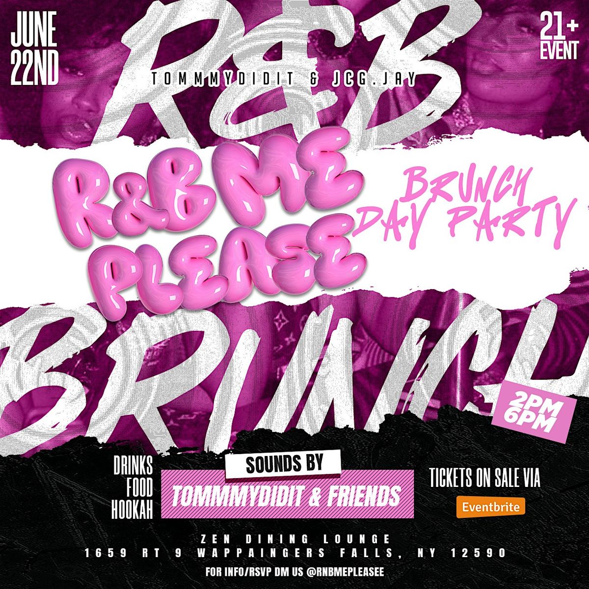 R&B Me Please Brunch Day Party, 22 June | Event in Wappingers Falls | AllEvents