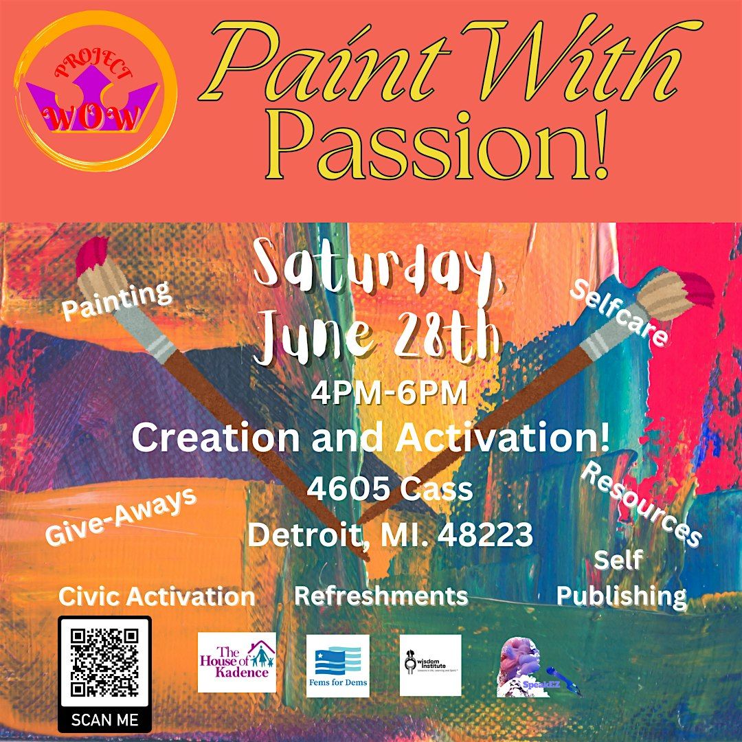 Paint With Passion | Event in Detroit | AllEvents