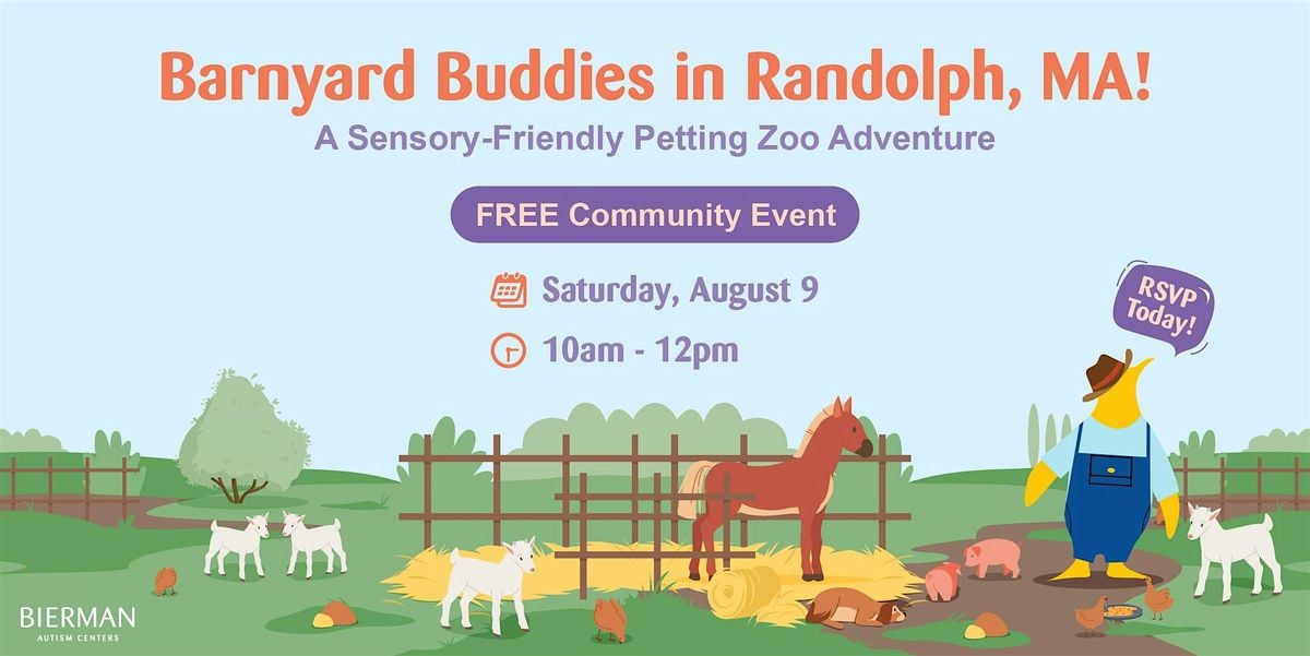 Free Sensory-Friendly Petting Zoo in Randolph!, 9 August | Event in Randolph | AllEvents