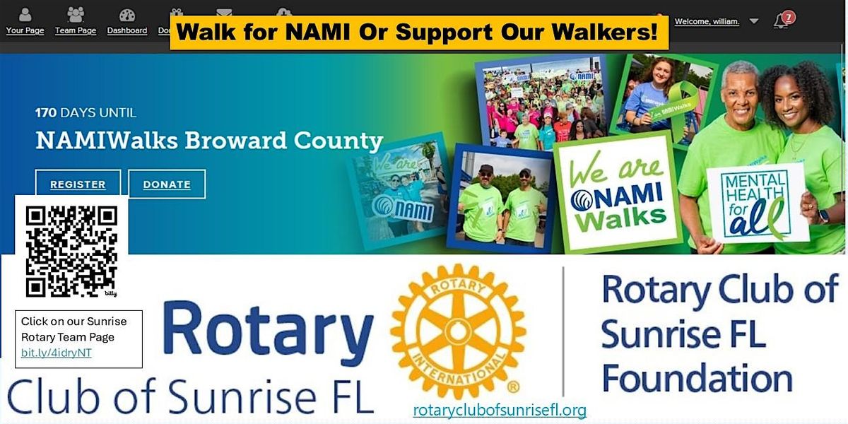 Walk Or Support Our Walkers for NAMI, or Mental Health, At Nova University, 4 October | Event in Davie | AllEvents