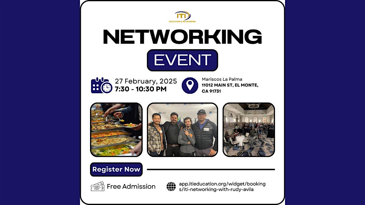ITI Real Estate Investors Networking Event, 29 May | Event in El Monte | AllEvents