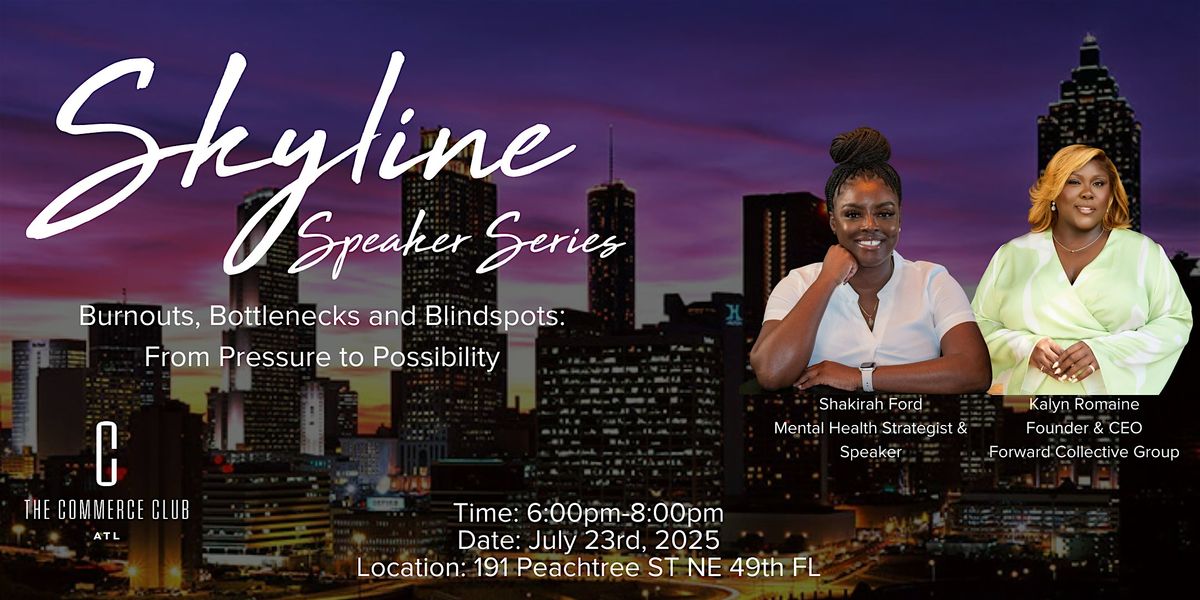 Burnout, Bottlenecks, and Blind Spots: From Pressure to Possibility, 23 July | Event in Atlanta | AllEvents