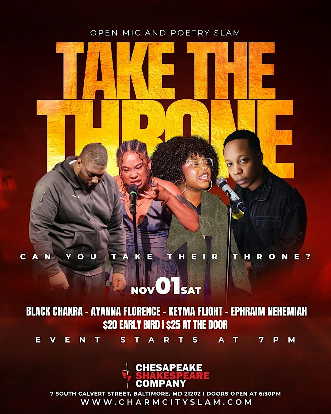 Take The Throne, 1 November | Event in Baltimore | AllEvents