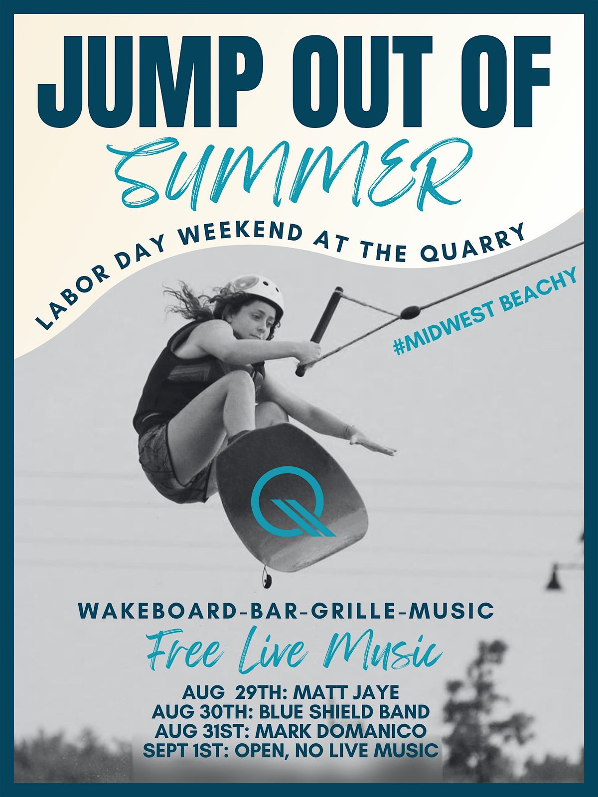 Jump Out of Summer : Labor Day Weekend at the Quarry-Free Live Music, 29 August | Event in Crystal Lake | AllEvents