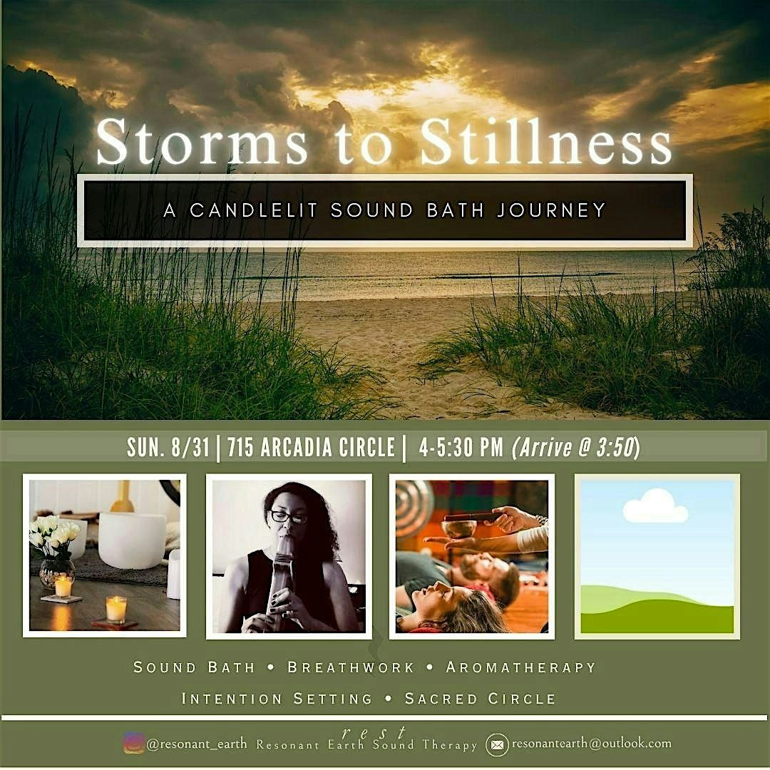 Storms to Stillness: A Candlelit Sound Bath Journey, 31 August | Event in Huntsville | AllEvents