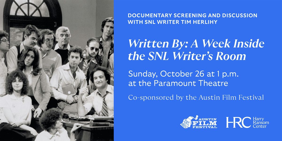 Documentary Screening and Discussion with SNL Writer Tim Herlihy, 26 October | Event in Austin | AllEvents
