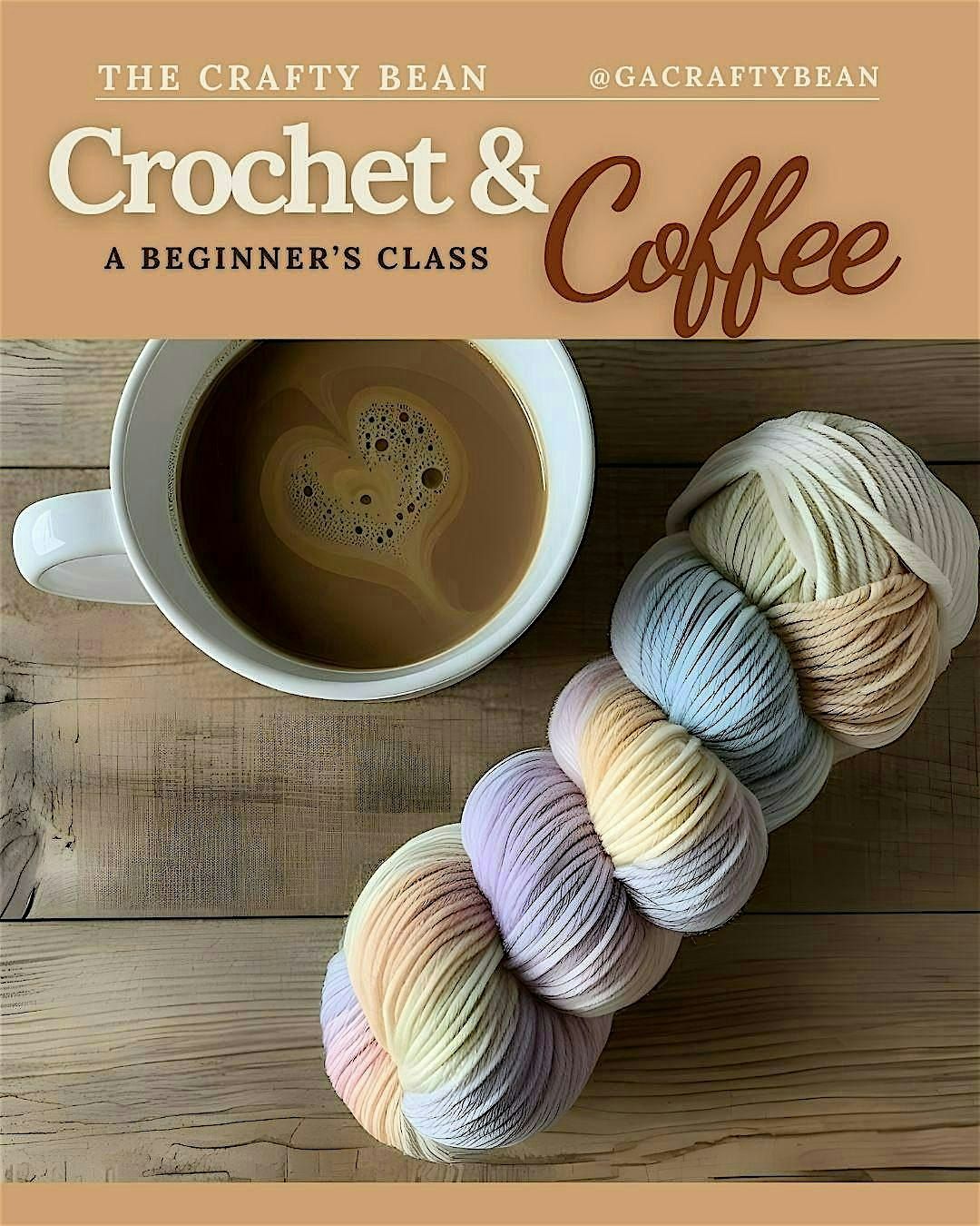 Crochet & Coffee (Beginner's Class), 7 September | Event in Lithonia | AllEvents