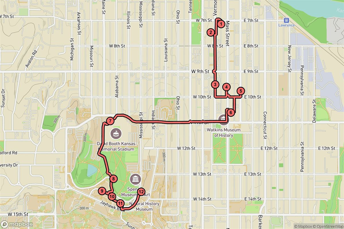 Lawrence Audio Tour: Legacy, Legends, and Landmarks of Downtown | Event in Lawrence | AllEvents