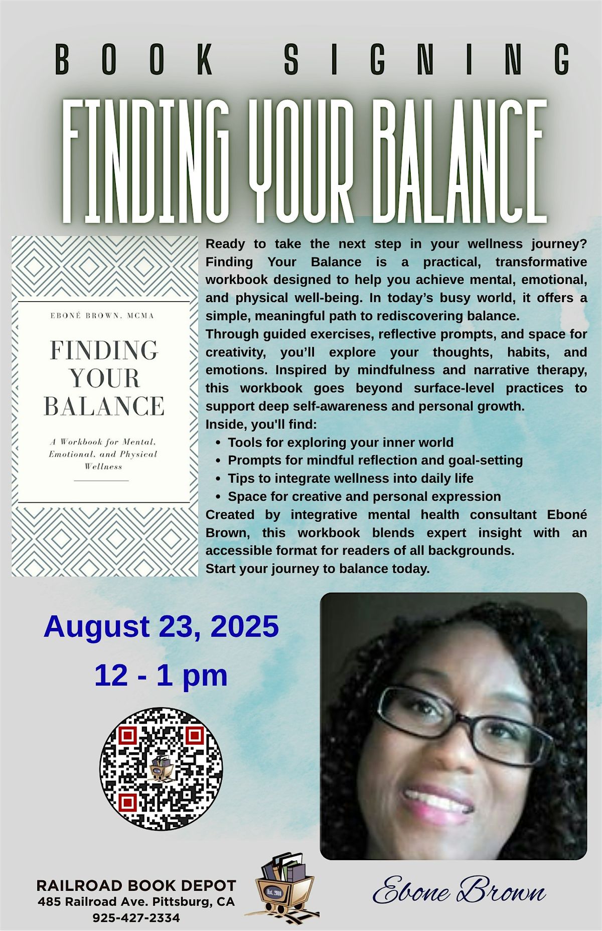 Book Signing by Ebone Brown, 23 August | Event in Pittsburg | AllEvents