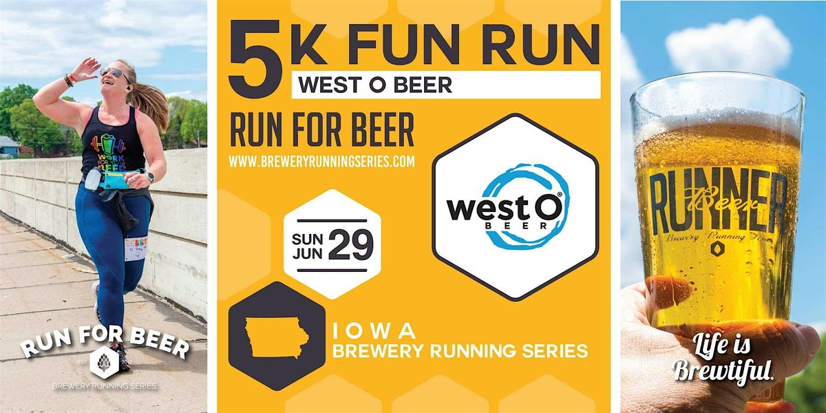 5k Beer Run x West O Beer| 2025 IA Brewery Running Series, 29 June | Event in Milford | AllEvents