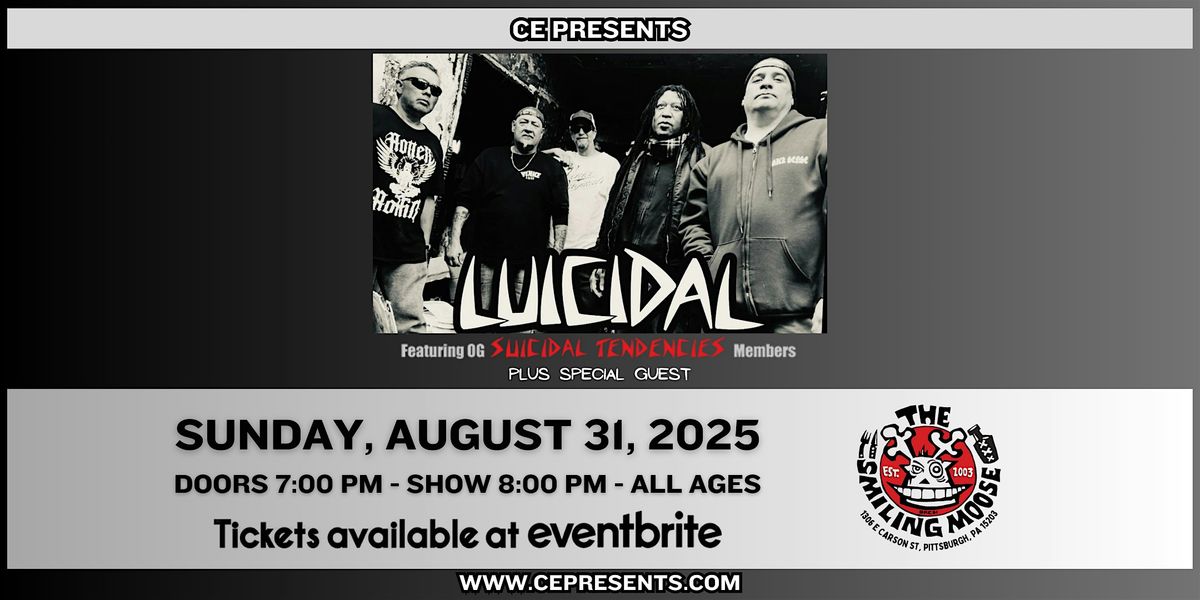 Luicidal (Featuring OG Suicidal Tendencies Members), 31 August | Event in Pittsburgh | AllEvents