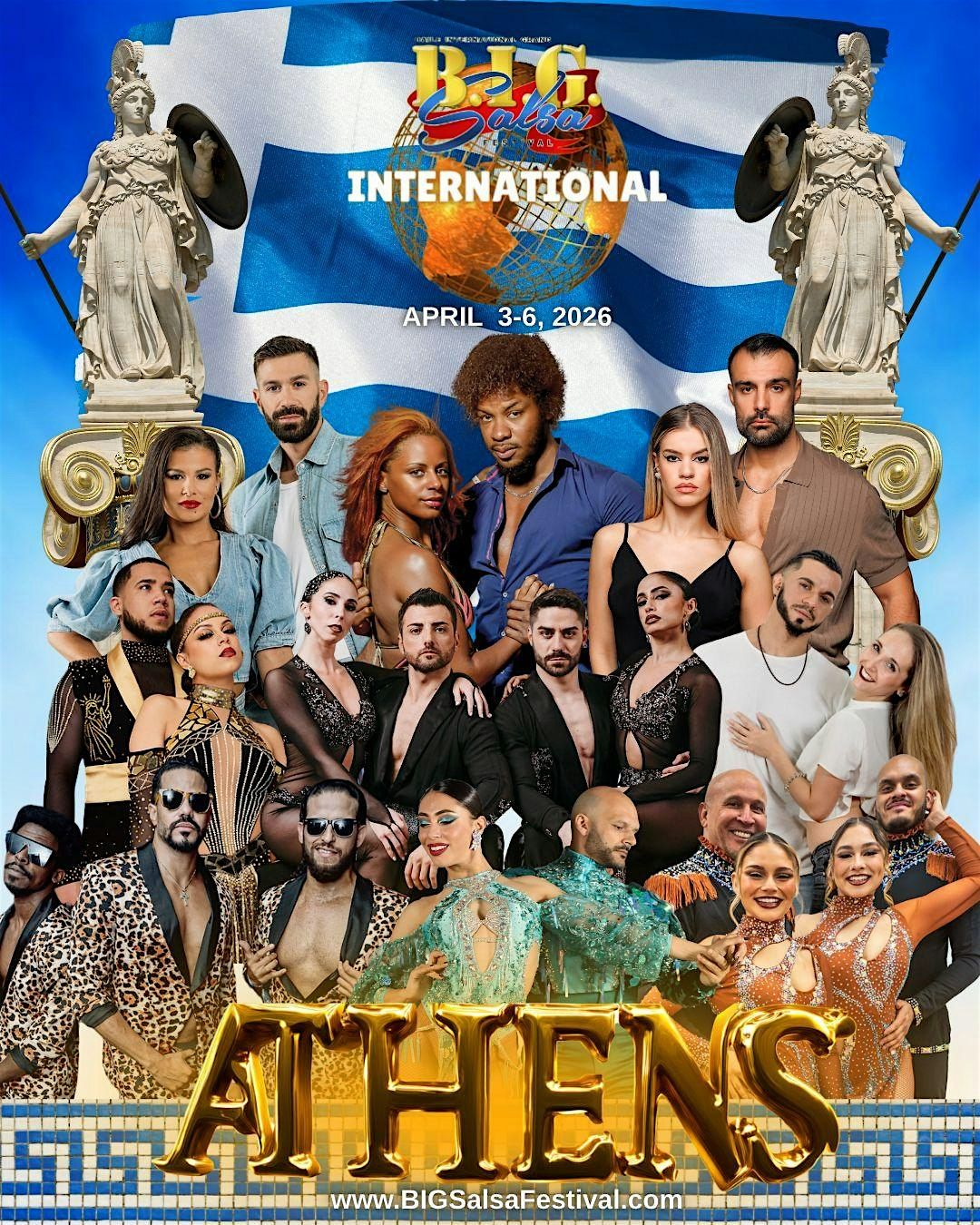BIG International Athens 2026 ( Salsa & Bachata Latin Dance Festival), 3 April | Event in Athens | AllEvents