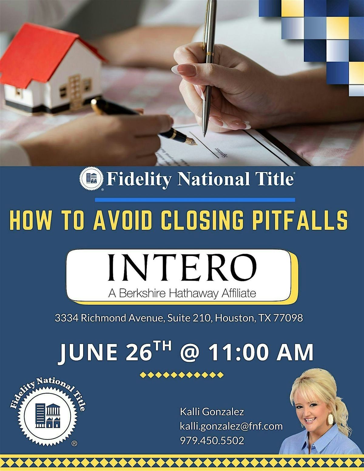 How to Avoid Closing Pitfalls : Workshop  for REALTORS®, 26 June | Event in Houston | AllEvents