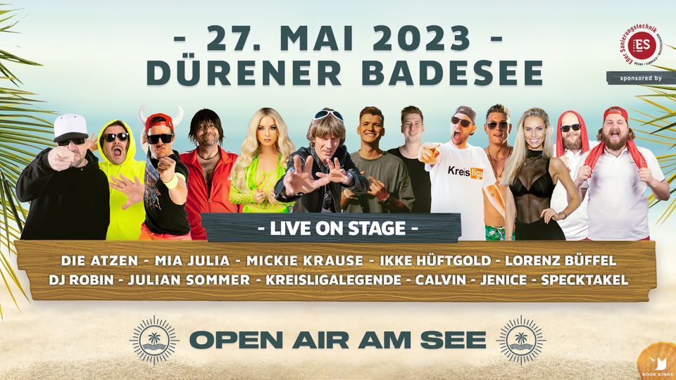Open Air am See 2023 - Festival, 27 May | Event in Düren | AllEvents.in