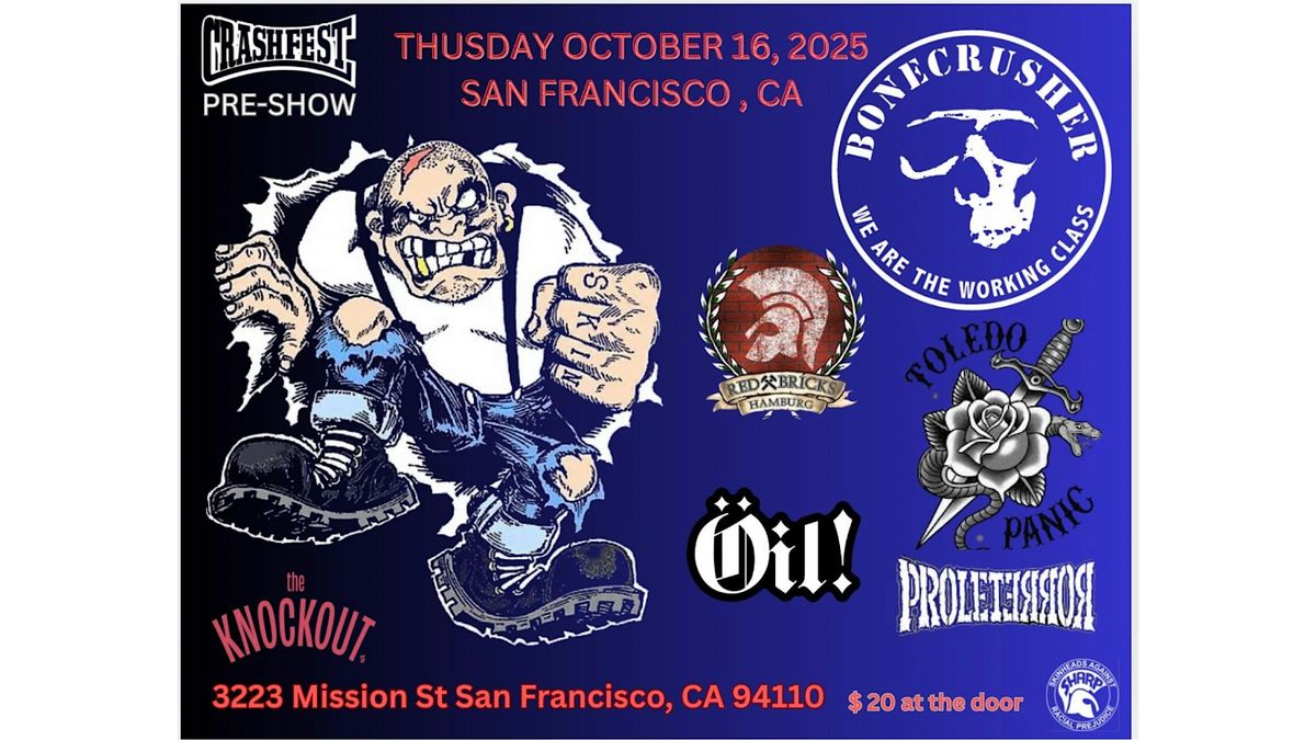 Crash fest Pre Show, 16 October | Event in San Francisco | AllEvents