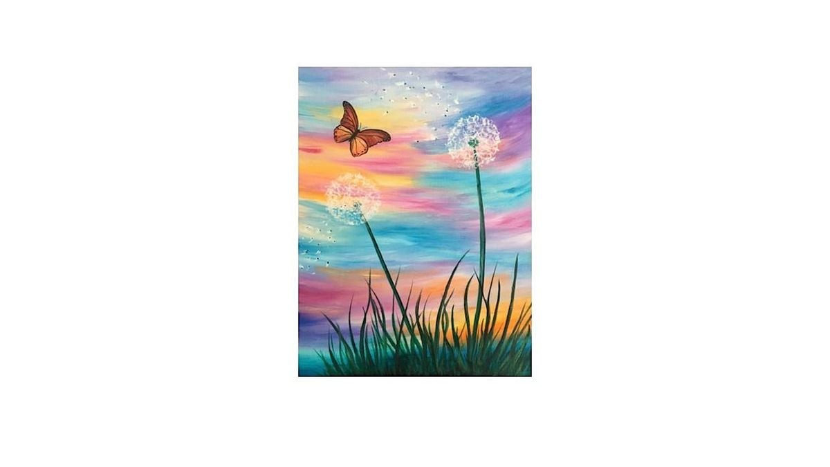 ALPINE GOAT PAINT & SIP-BRILLIANT SKY OF DANDELIONS, 24 May | Event in Weyers Cave | AllEvents