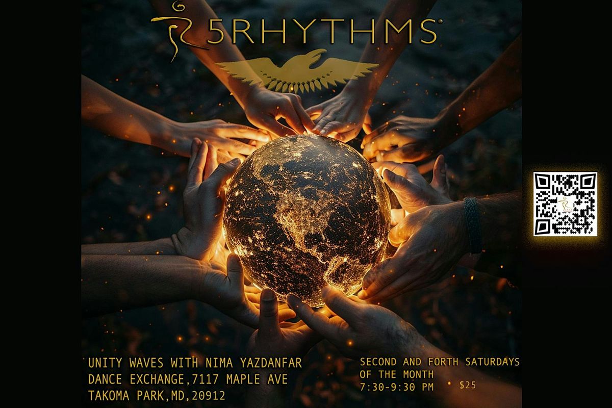 5Rhythms Waves of Unity with Nima Yazdanfar, 12 July | Event in Takoma Park | AllEvents