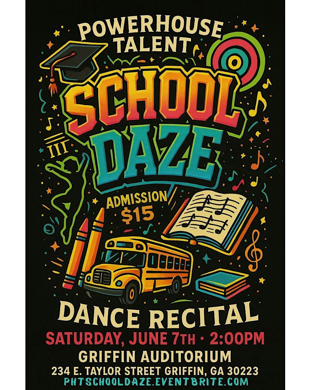 "School Daze" Spring Dance Recital, 7 June | Event in Griffin | AllEvents