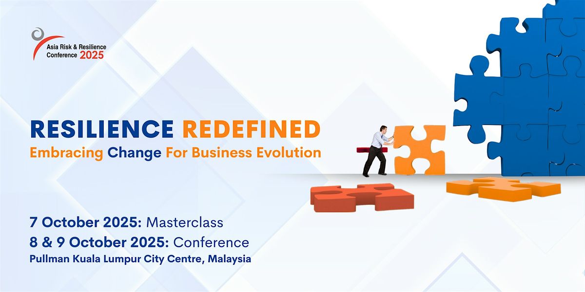 Pre-Conference Masterclass: Smarter Resilience - Harnessing the Power of AI, 7 October | Event in Kuala Lumpur