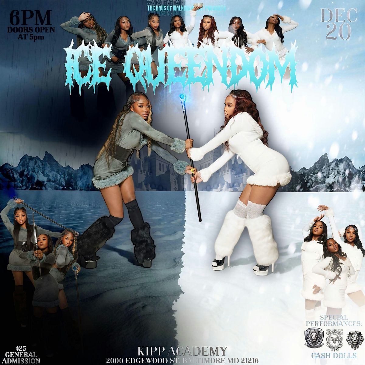 The Haus Of Walking Beast Presents : ICE QUEENDOM, 20 December | Event in Baltimore | AllEvents