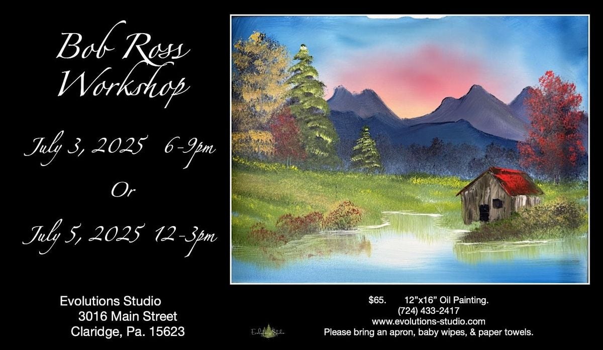 Trappers Cabin - July 5, 2025 - Bob Ross Workshop | Event in Claridge | AllEvents