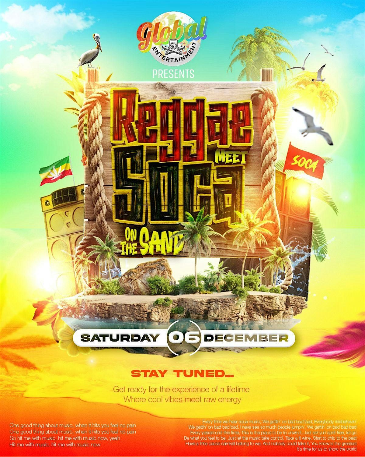 Reggea Meets Soca On The Sand, 6 December | Event in GRENADA | AllEvents