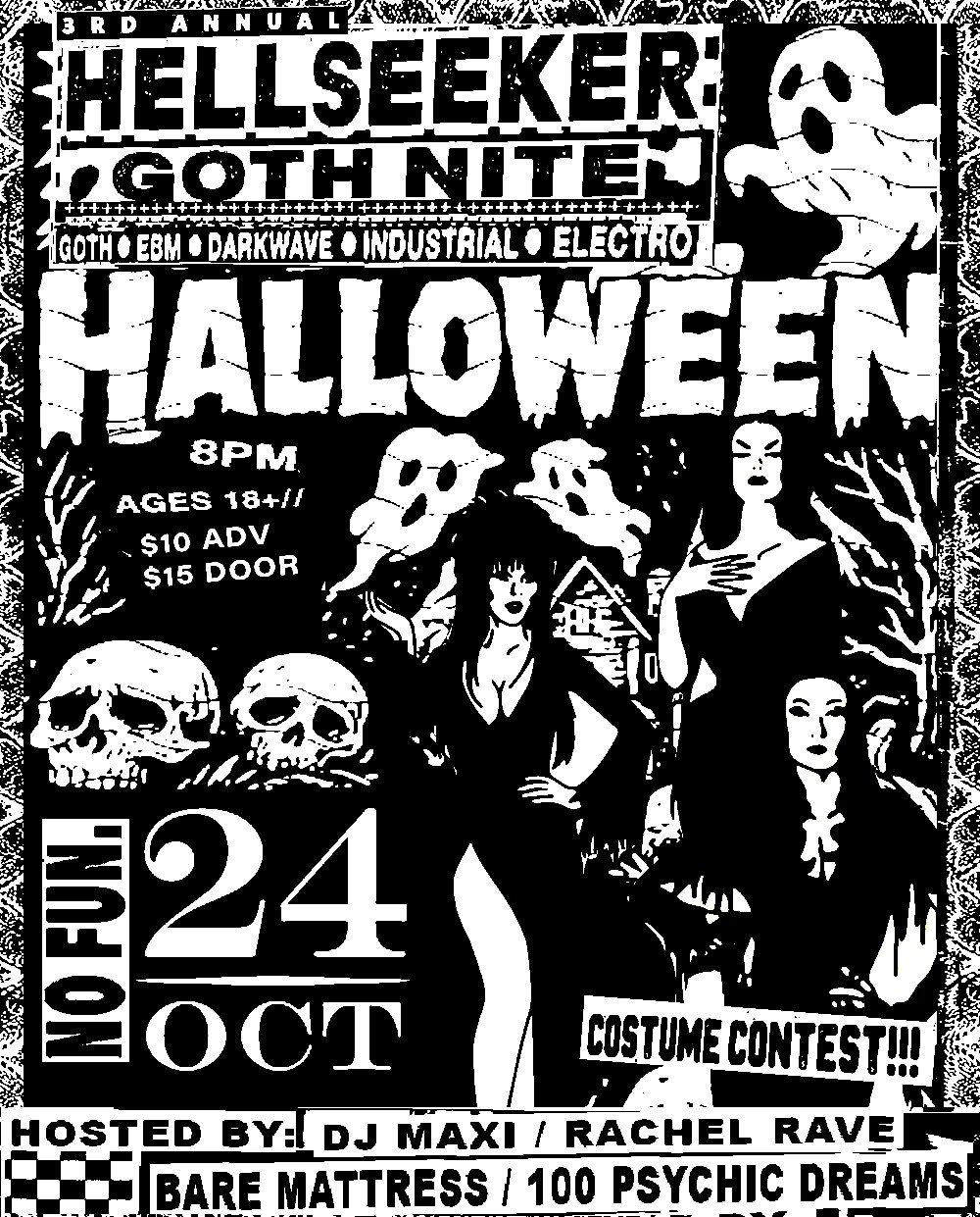 Hellseeker Goth Night Halloween Bash, 24 October | Event in Troy | AllEvents