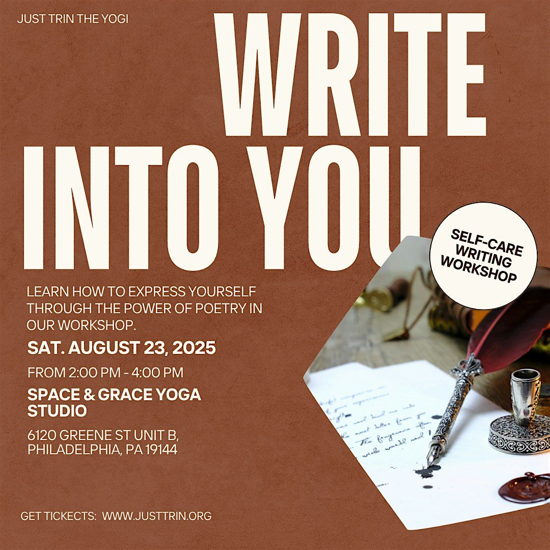 Write Into You, 23 August | Event in Philadelphia | AllEvents