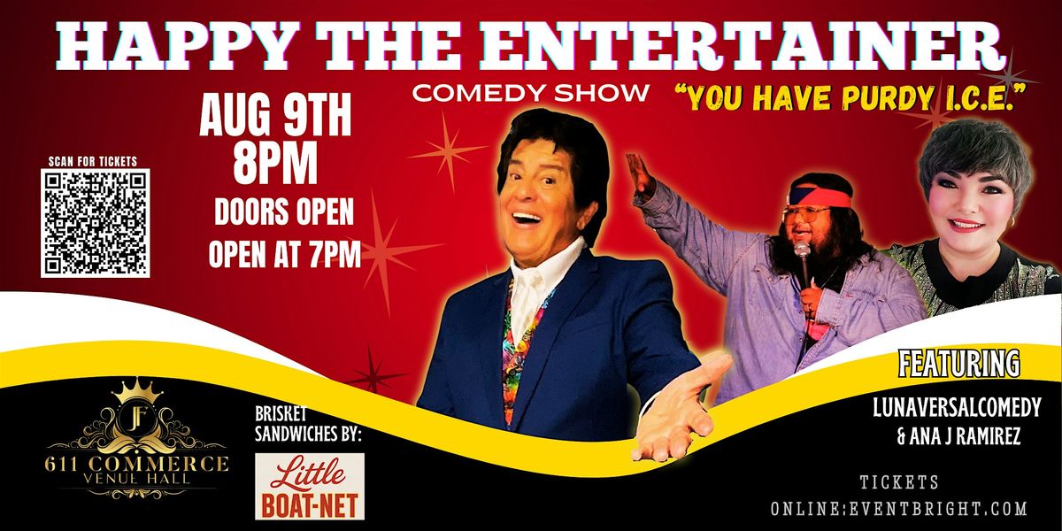 Happy the Entertainer Comedy Show "You Have Purdy I.C.E.", 9 August | Event in Alice | AllEvents