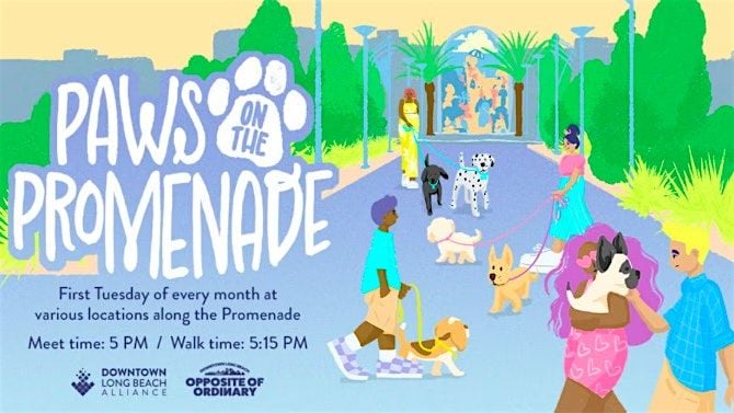 Paws on the Promenade! - A downtown walk, 3 June | Event in Long Beach | AllEvents