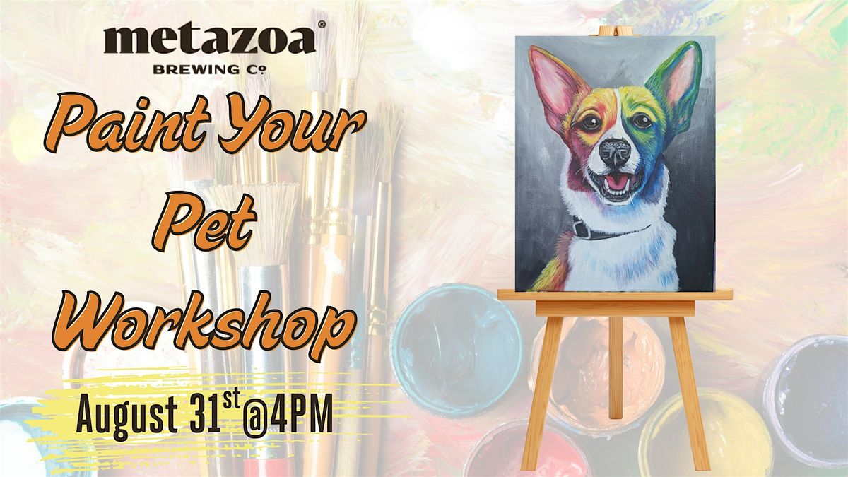 Paint Your Pet Workshop: BOGO TICKETS!, 31 August | Event in Indianapolis | AllEvents