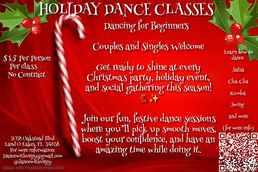 HOLIDAY SERIES DANCE CLASSES (LEVEL 1) | Event in Land O' Lakes | AllEvents