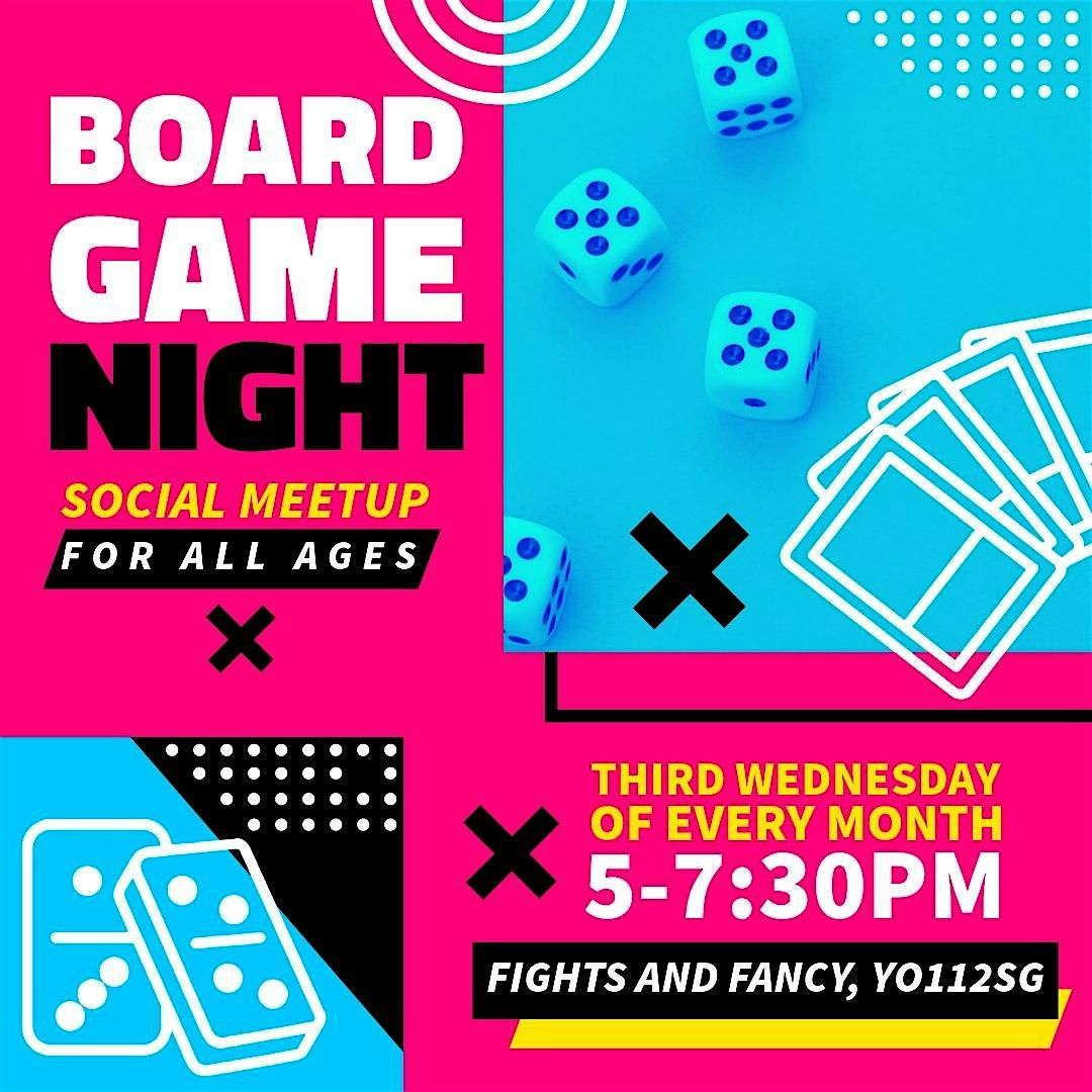 BOARD GAME NIGHT, 15 October | Event in Scarborough | AllEvents